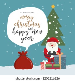 Merry Christmas Greeting Card