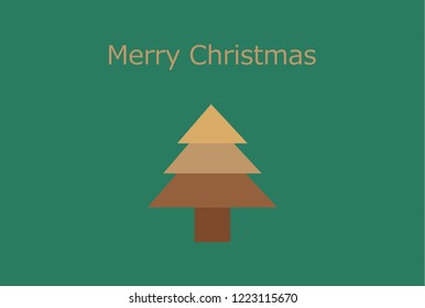 Merry Christmas greeting card