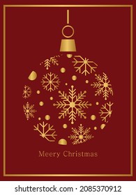 Merry Christmas. Christmas greeting card