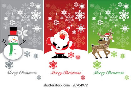 merry christmas greeting card