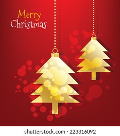 Merry Christmas greeting card