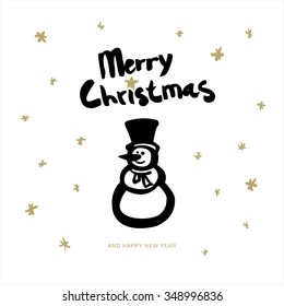 Merry Christmas. Christmas greeting card