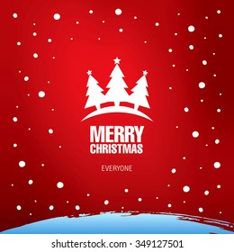 Merry Christmas. Christmas greeting card