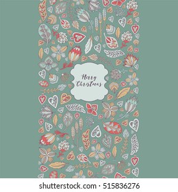 Merry Christmas. Greeting card.