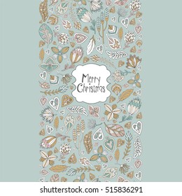 Merry Christmas. Greeting card.