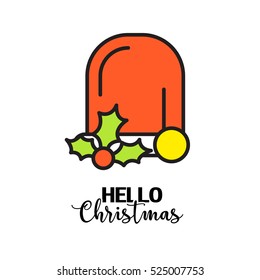 merry christmas greeting card