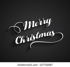 Merry Christmas greeting card