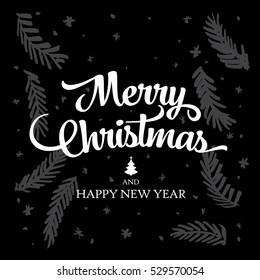 Merry Christmas. Christmas greeting card