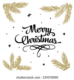 Merry Christmas. Christmas greeting card