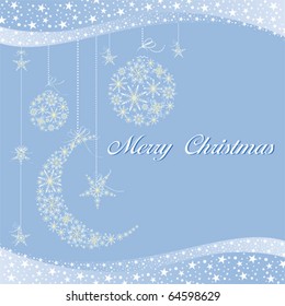 Merry Christmas greeting card