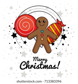 merry christmas greeting card