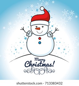 merry christmas greeting card