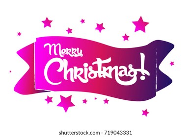 merry christmas greeting card