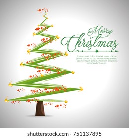 merry christmas greeting card 