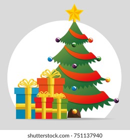 merry christmas greeting card 