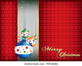Merry Christmas greeting card