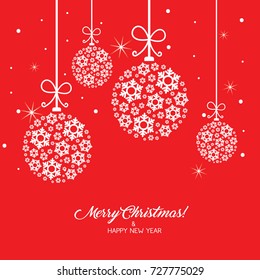 Merry Christmas Background Stock Vector (Royalty Free) 1263921604 ...