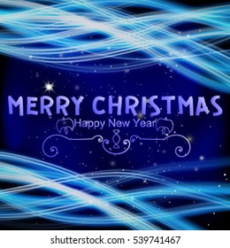 Merry Christmas Greeting Card, the birth of Jesus