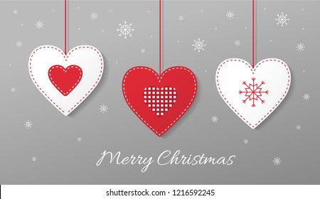 Christmas Heart Images, Stock Photos &amp; Vectors | Shutterstock