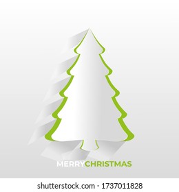 Merry Christmas Greeting Card Design