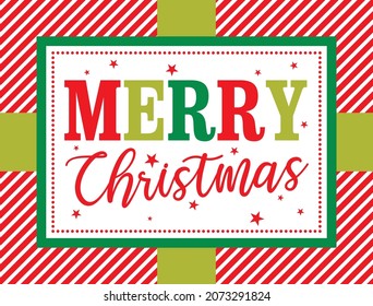 merry christmas greeting card design 