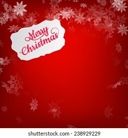 Merry Christmas greeting card. EPS 10 vector file included