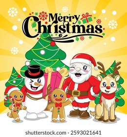 merry christmas for greeting card, gift card