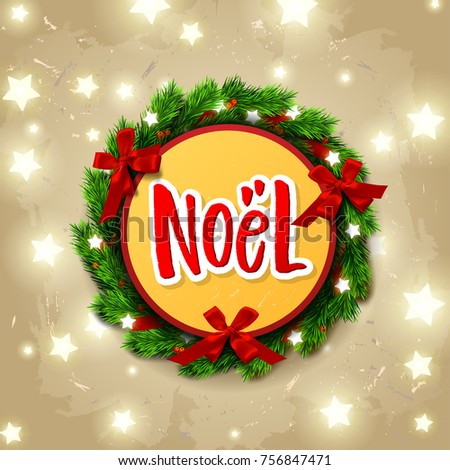 merry christmas greeting card with greetings in french language xmas vector background hand drawn - How To Say Merry Christmas In French merry christmas greeting card with greetings in french language xmas vector background hand drawn - How To Say Merry Christmas In French