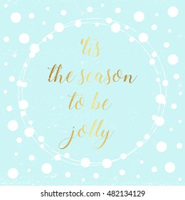 merry christmas greeting card holidays design on blue background xmas