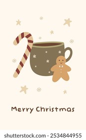 Merry Christmas greeting card. Christmas party invitation card vector. Christmas night party posters or flyers. Christmas social media post vector illustration.