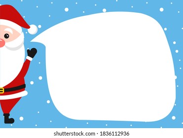 Merry Christmas greeting card santa  retro designs EPS10 vector