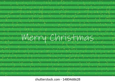 Merry Christmas greeting card with stripes.