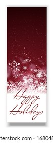 Merry Christmas greeting card template