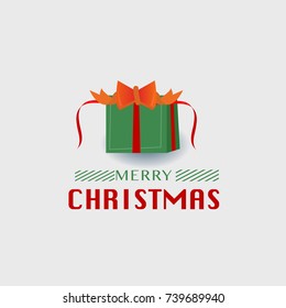 Merry Christmas greeting card typography flyer template with lettering. Poster, card, label, banner design set. Vector illustration