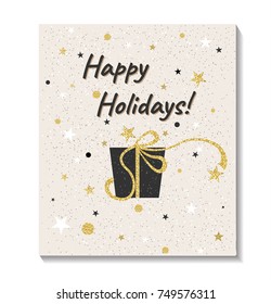 Merry christmas greeting cards design.Vector background