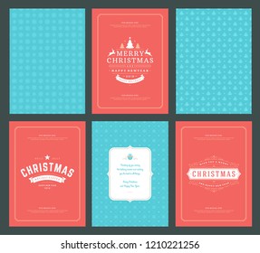 Merry Christmas greeting cards templates and patterns backgrounds, with place for Christmas holidays wish typographic design.Vector illustration. Merry Christmas greeting cards templates and patterns backgrounds, with place for Christmas holidays wish typographic design.Vector illustration.