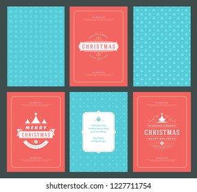 Merry Christmas greeting cards templates and patterns backgrounds, with place for Christmas holidays wish typographic design.Vector illustration. Merry Christmas greeting cards templates and patterns backgrounds, with place for Christmas holidays wish typographic design.Vector illustration.