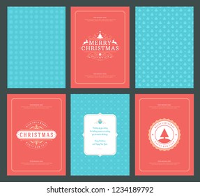 Merry Christmas greeting cards templates and patterns backgrounds, with place for Christmas holidays wish typographic design.Vector illustration. Merry Christmas greeting cards templates and patterns backgrounds, with place for Christmas holidays wish typographic design.Vector illustration.