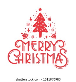 Merry Christmas Greeting Cards Vector