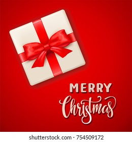 Merry Christmas Greeting Card.Vector
