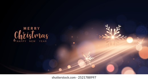 Merry Christmas greeting vector design Beautiful for the festival vector illustration