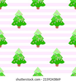 Merry Christmas greeting wrapping paper design isolated on colourful background is in Seamless pattern - vector illustration