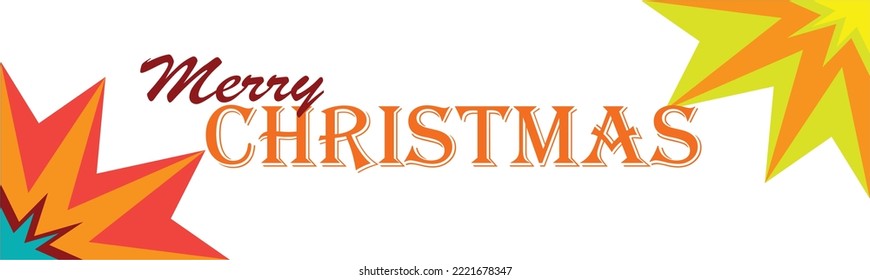 Merry Christmas greetings card design within styles  shape and colour, Web banner design Within Merry Christmas text, banner, greeting card, wish,poster.latest vector illustration. 