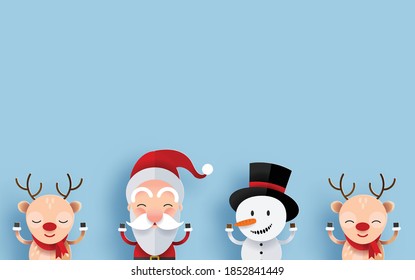 Merry christmas greetings and Happy new year 2021 templates with beautiful winter and snowfall patterned paper cut art and craft style on paper color background.