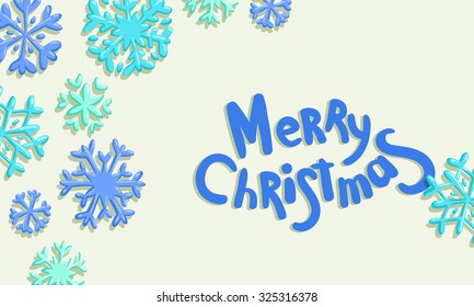 Merry christmas. hand drawn background