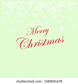 Merry Christmas hand drawn lettering. Xmas calligraphy. Christmas on white background. Xmas isolated calligraphy. Banner, postcard, poster design element. Vector illustration