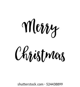 Merry Christmas Hand Drawn Lettering