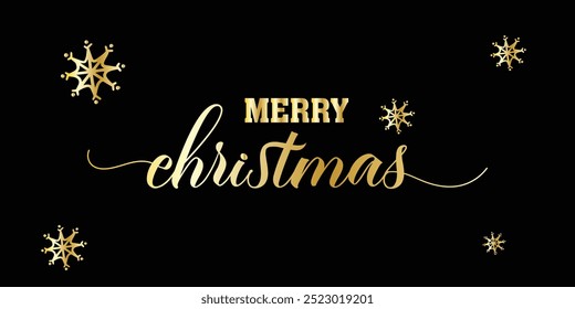 Merry Christmas hand lettering text,  merry chirstmas  calligraphy . Merry Christmas latter vector illustration eps 10.