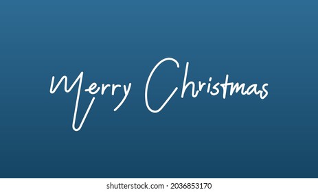 Merry Christmas handwritten calligraphy vector in winter seasons , Flat Modern design , illustration Vector  EPS 10