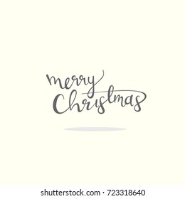 Merry Christmas handwritten sign
